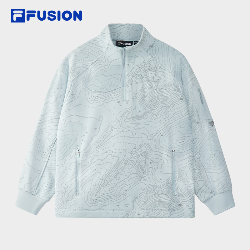 FILAFUSION斐乐女针织长袖上衣