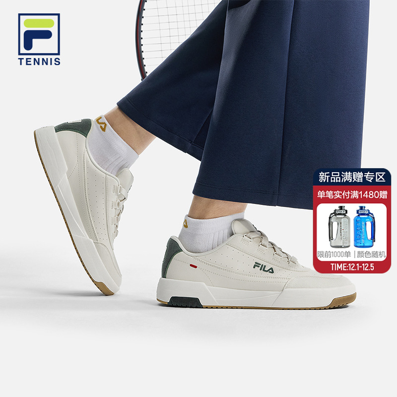 圆盾鞋|FILA斐乐女士小白鞋板鞋