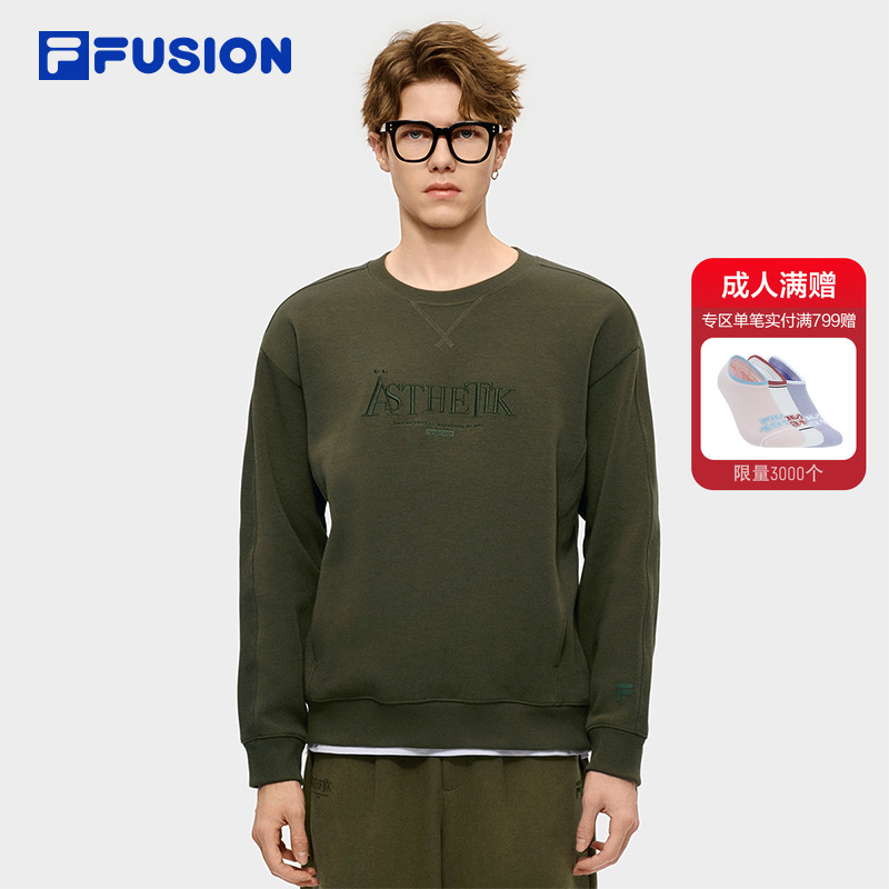 FILAFUSION斐乐男子套头卫衣