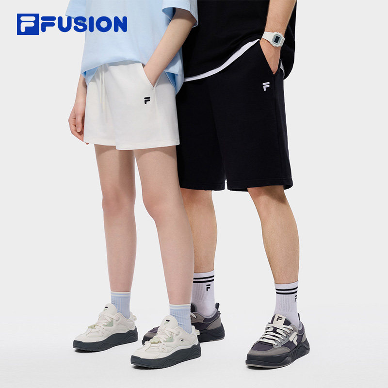 章昊同款FILA FUSION斐乐潮牌五分裤男2026夏季新款休