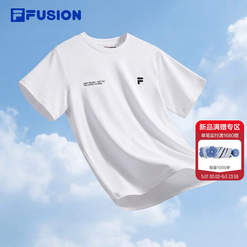 FILAFUSION斐乐潮牌短袖T