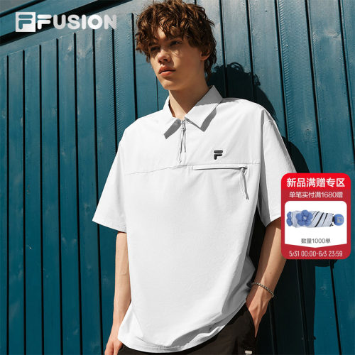 FILAFUSION斐乐男子短袖POLO