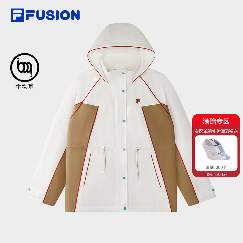 马上起飞 | 棉服FILA FUSION斐乐潮牌女2026春新年款连帽保暖外套,运动服/休闲服装,运动棉衣,淘宝优惠券,粉丝福利购,淘宝优惠卷