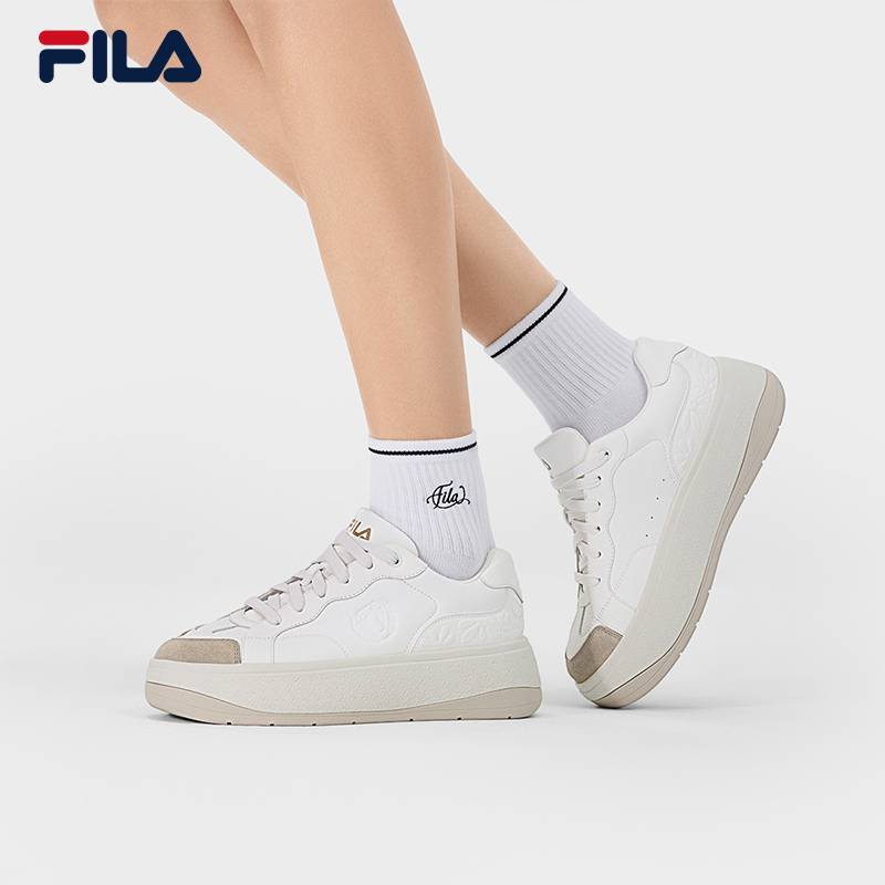 BELLIS|FILA斐乐官方女厚底板鞋