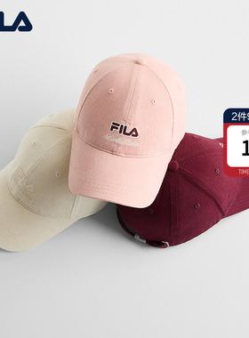 棒球帽|FILA 斐乐官方女帽防晒软顶休闲帽子遮阳帽鸭舌帽运动帽