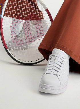 VIGOR|FILA 斐乐官方女鞋网球生活鞋 小白鞋舒适板鞋运动休闲鞋子