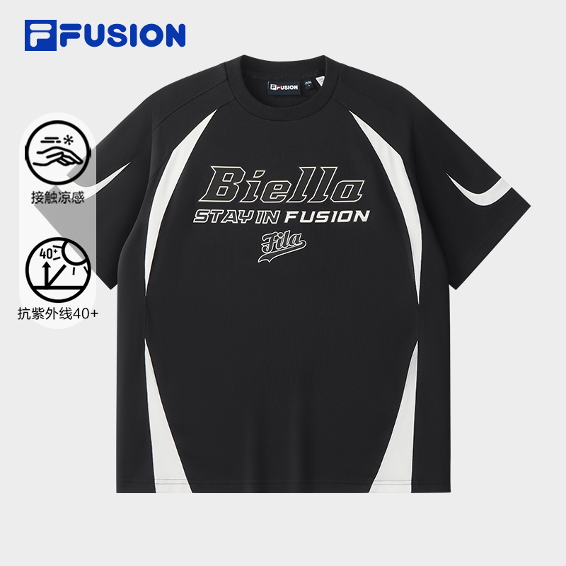 FILAFUSION斐乐情侣短袖T