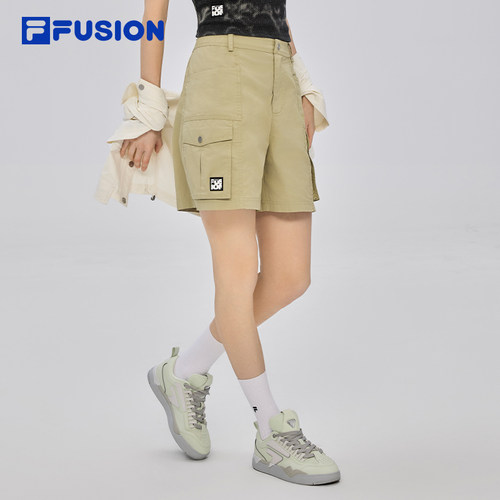 FILAFUSION斐乐女子梭织短裤