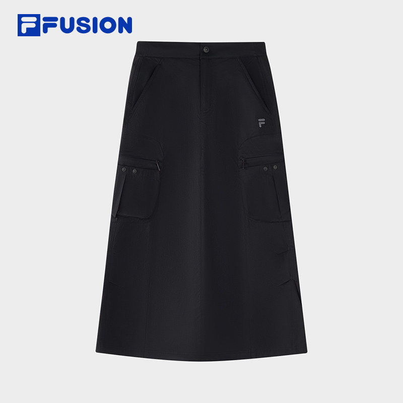 FILA FUSION斐乐潮牌梭织裙女2026春季新款时尚休闲半身裙工装裙,运动服/休闲服装,运动半身裙,淘宝优惠券,粉丝福利购,淘宝优惠卷