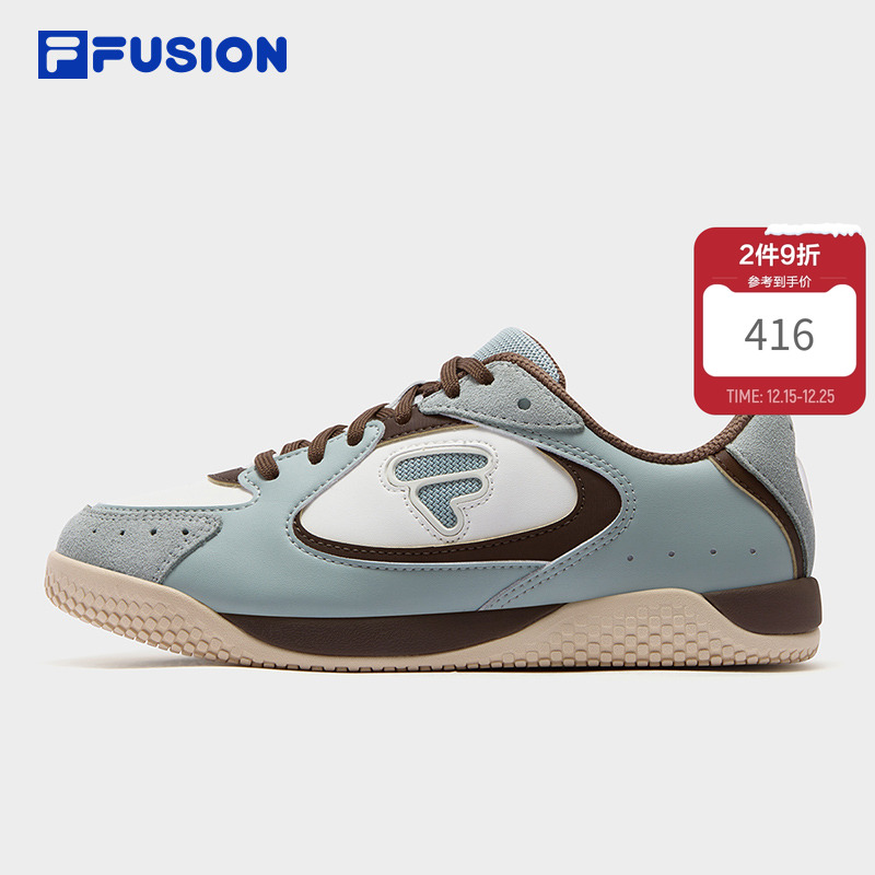 FILA FUSION 斐乐潮牌羽翼鞋女鞋2025新款复古板鞋德训鞋运动鞋子