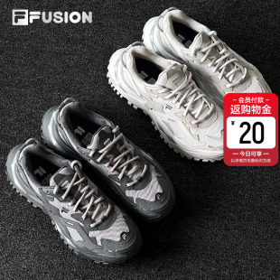 黑武士厚底老爹鞋 斐乐潮牌硬糖男鞋 新款 男士 子 FILA 运动鞋 FUSION