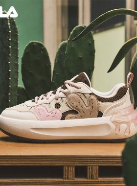 仙人掌|FILA 斐乐秋季女鞋CACTI摩登板鞋秋季厚底舒适时尚休闲鞋