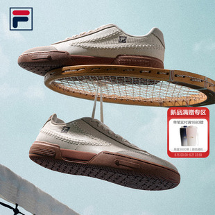 板鞋|FILA 斐乐男NETTO FX网球德训鞋透气薄底鞋休闲鞋小白板鞋子