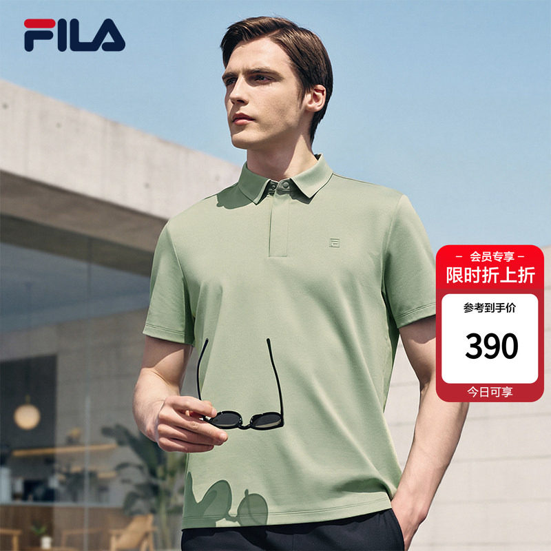 斐乐菁英POLO丨FILA斐乐短袖POLO衫26夏季新款亲肤通勤运动男上衣