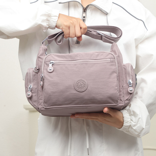 2025新款尼龙布包单肩斜挎包休闲百搭防水女包轻便大容量旅游背包