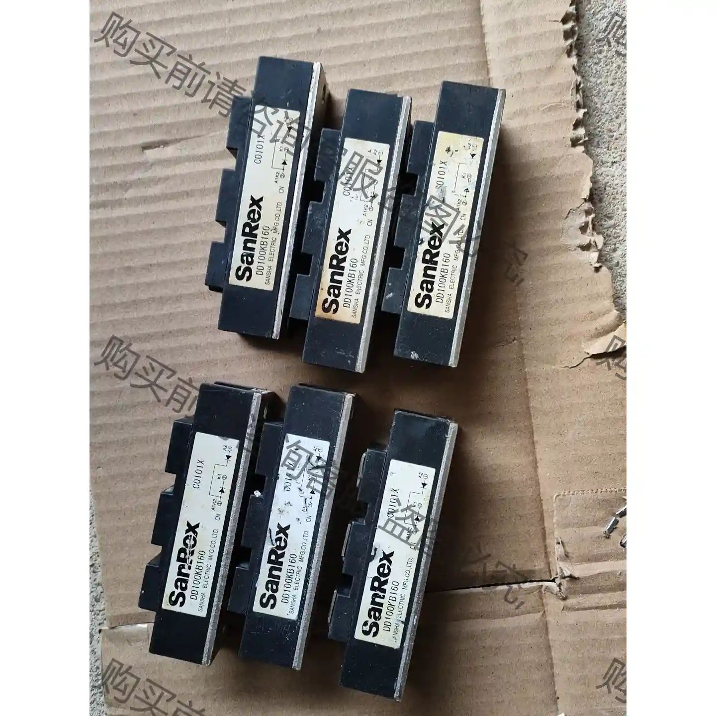 DD100KB160三社整流模块，包好包邮，实物图，单价29 先议价 包上