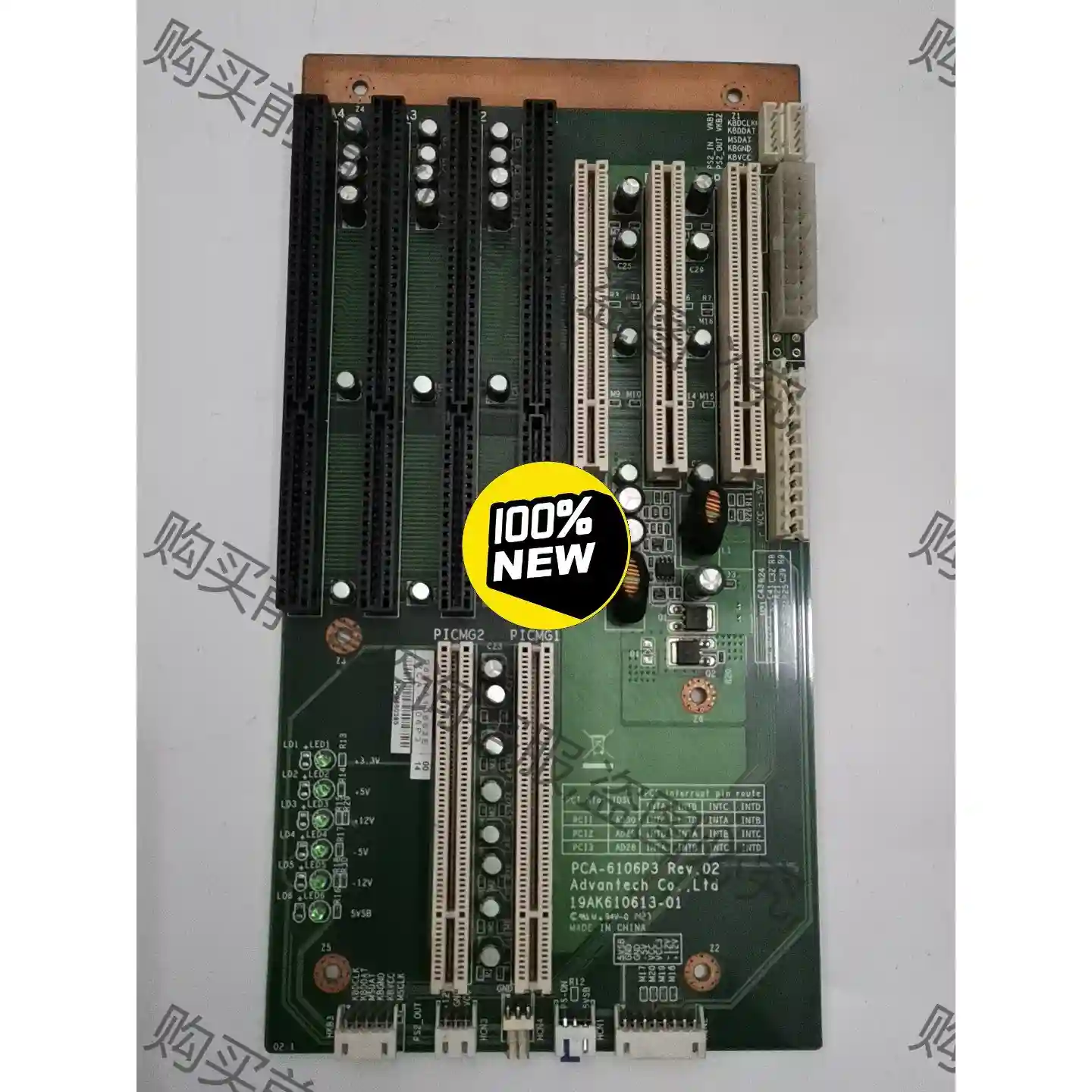 研华 PCA-6106P3 REV.C1 D2 工业台式机电 先议价 包上机好用