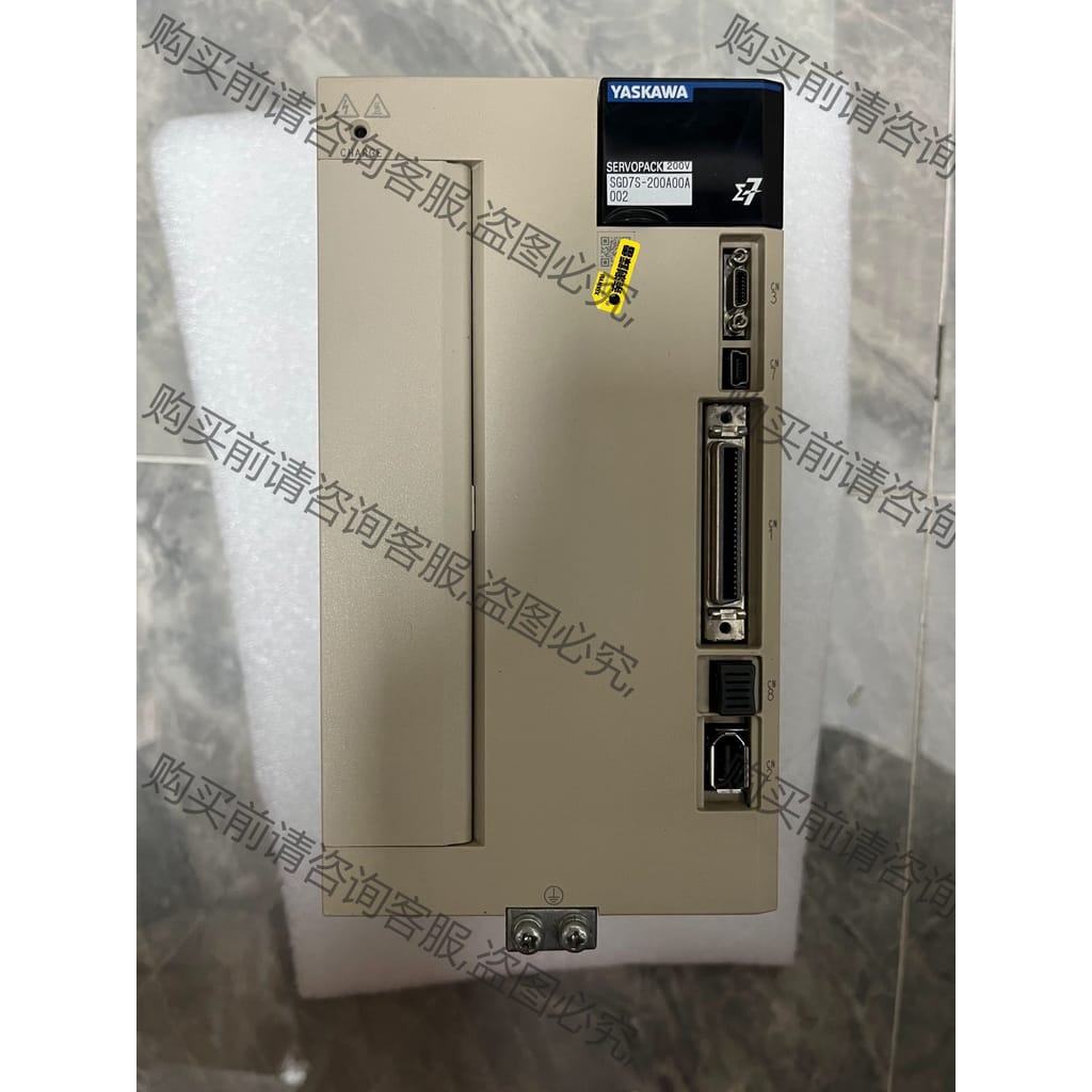 功能正常议价 二手拆机安川7系列3KW伺服驱动器SGD7S-200A00A
