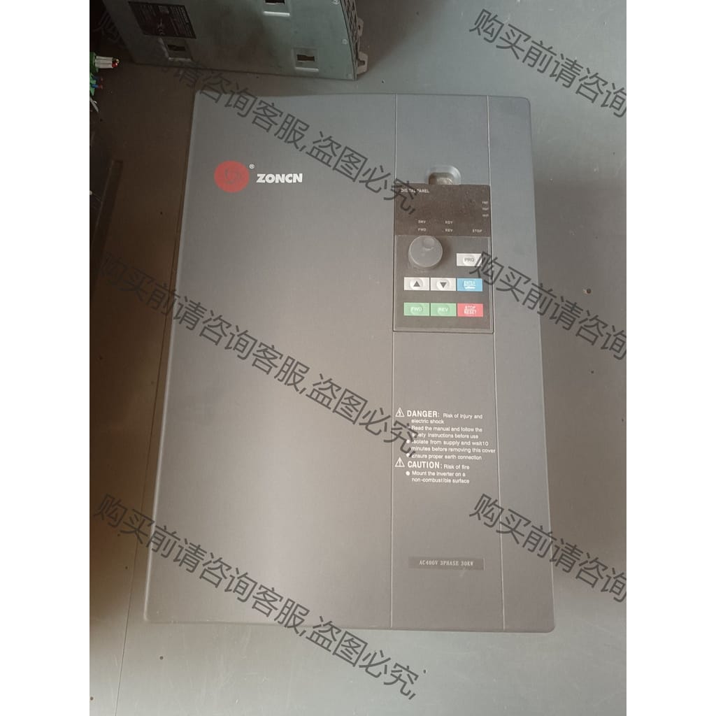 功能正常议价 二手拆机众辰变频器H3400P0030KN1，30KW实物如