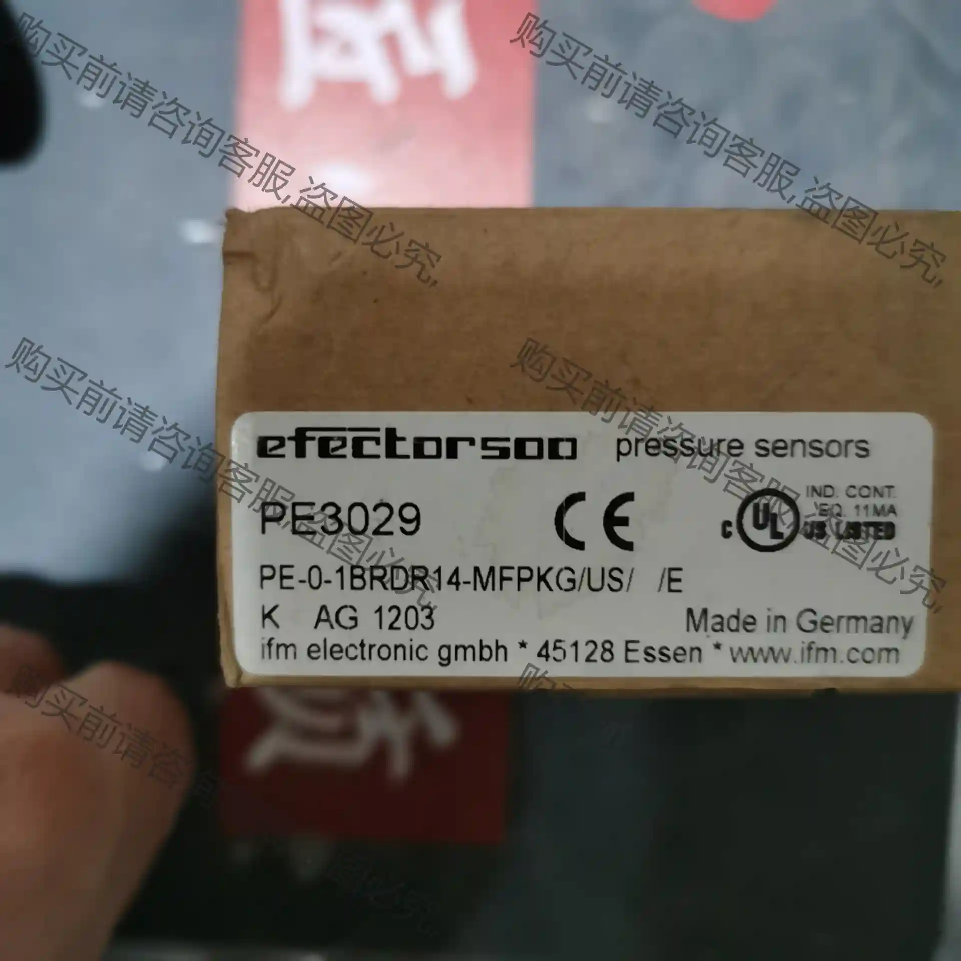 德国lFM易福门压力传感器PE3209 先议价 包上机好用