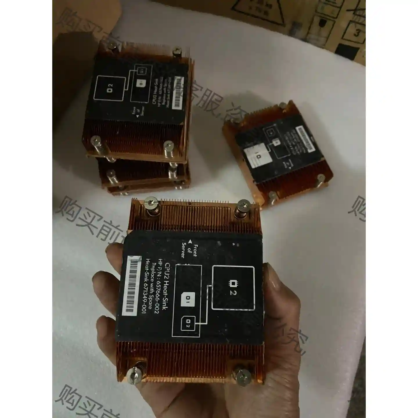 Hp SL230 g8服务器8子星散热器 2011长方形纯铜 先议价 包上机好