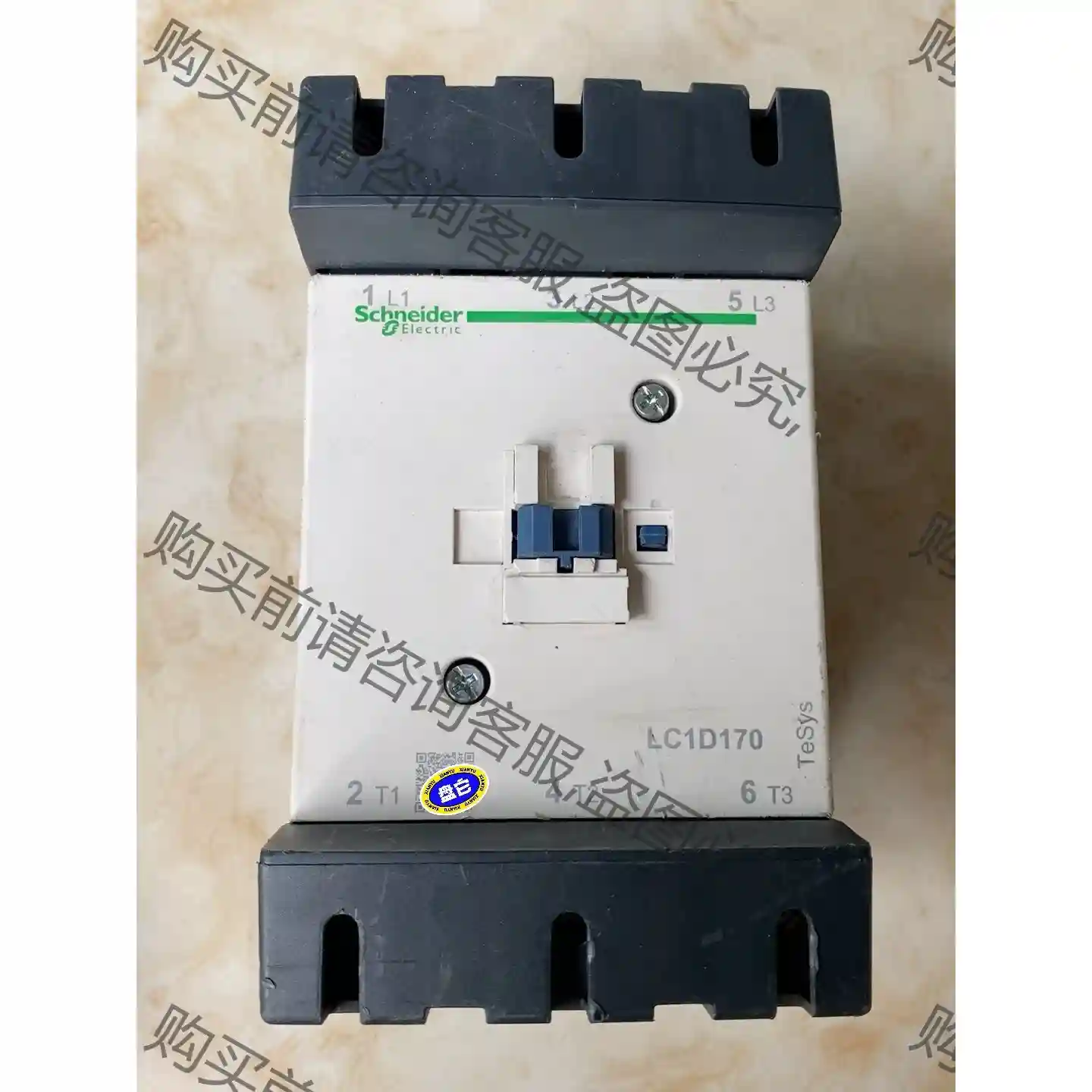施耐de交流接触器LC1D170 线圈电压220v 二手拆机 先议价 包上机