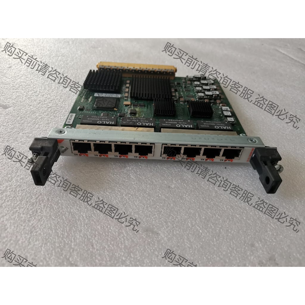 功能正常议价 思科SPA-8X1FE-TX-V2路由器模块原装拆机