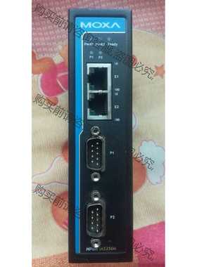 功能正常议价 MOXA IA5250A moxa工业用串口服务器，网口电源