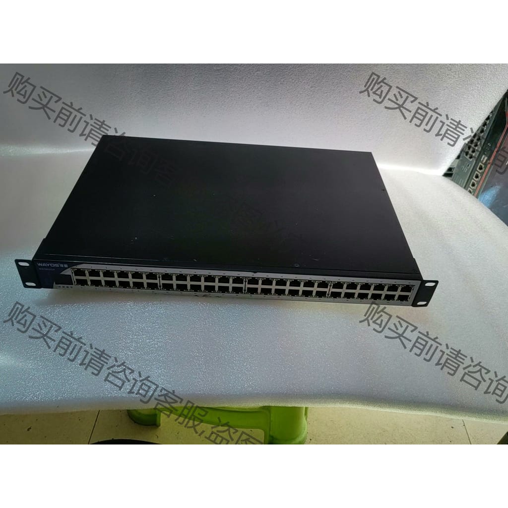 功能正常议价 WAYOS WS5852GX 48口全千兆+4口万兆管理