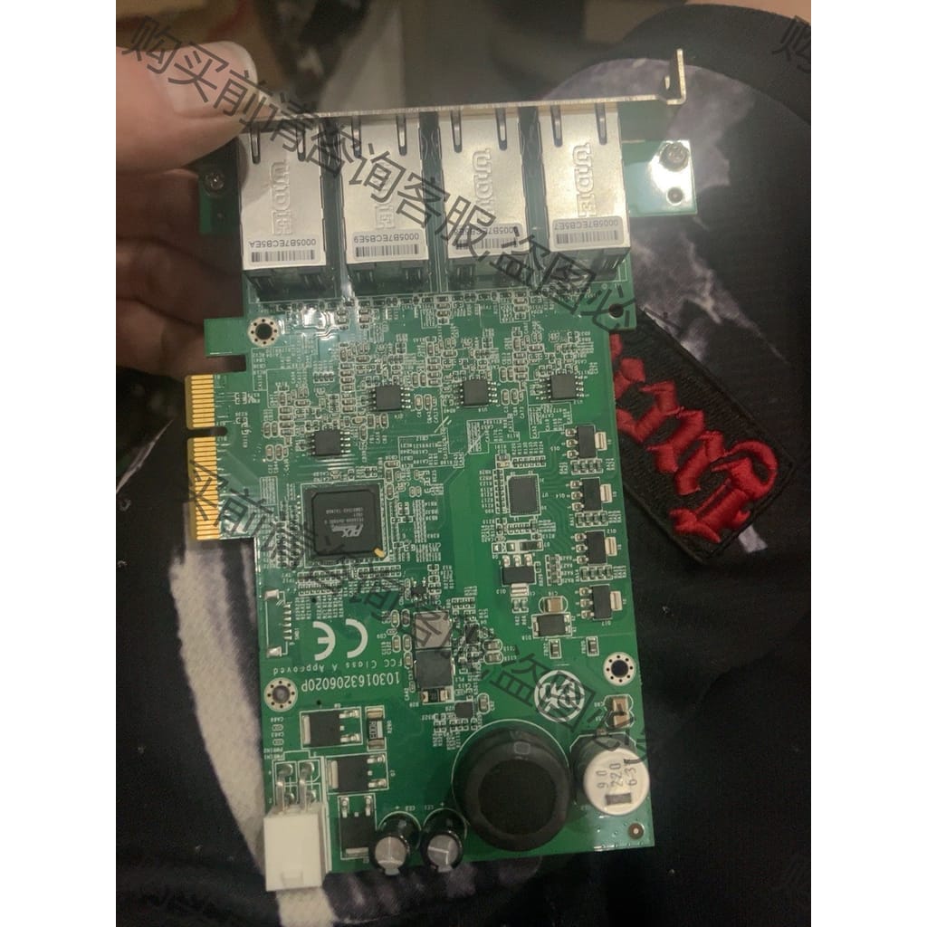 功能正常议价 磐仪科技PoE-i314 磐仪 4 路 PCI Expres