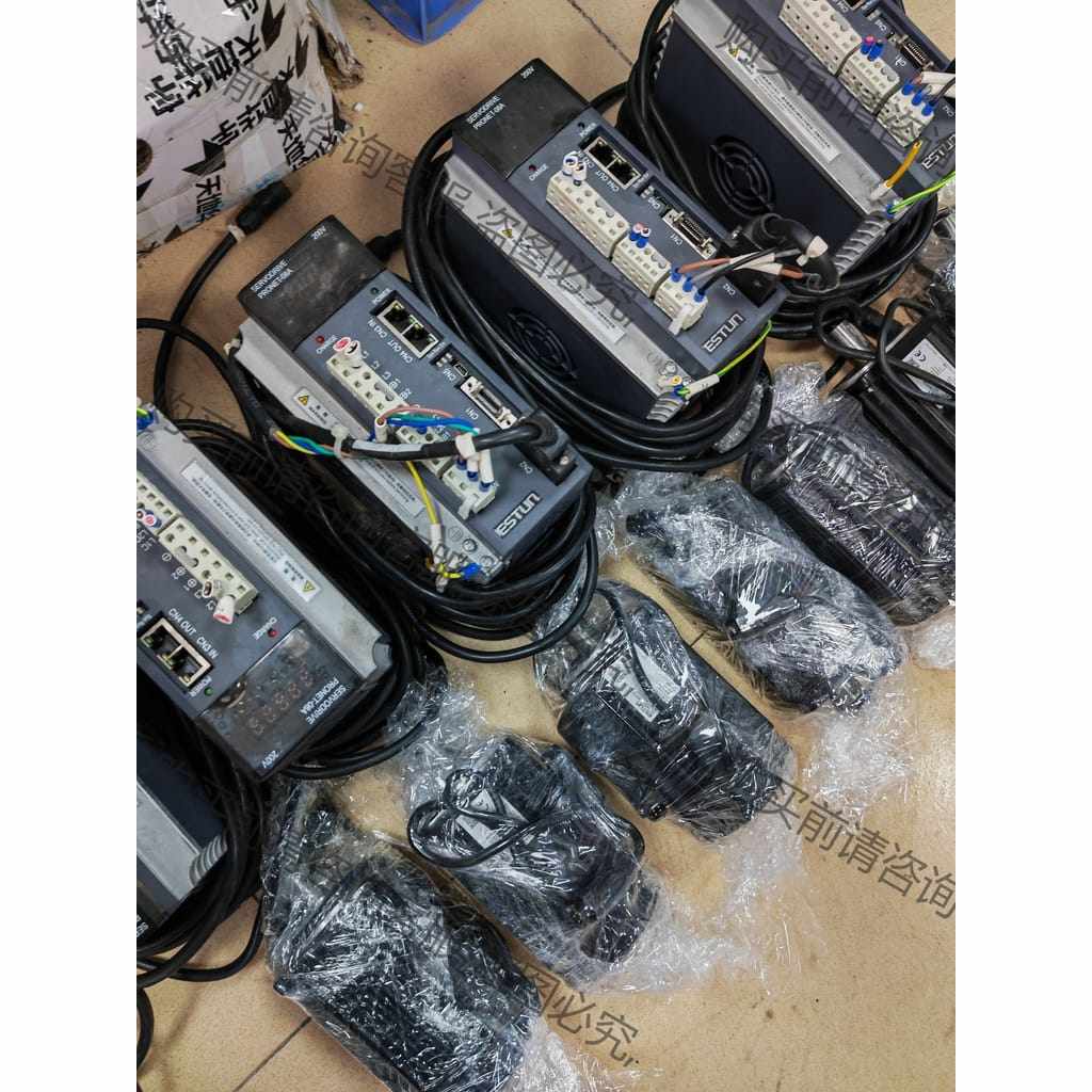 功能正常议价 艾斯顿750W伺服电机，驱动PR0NET-08AEG-EC，