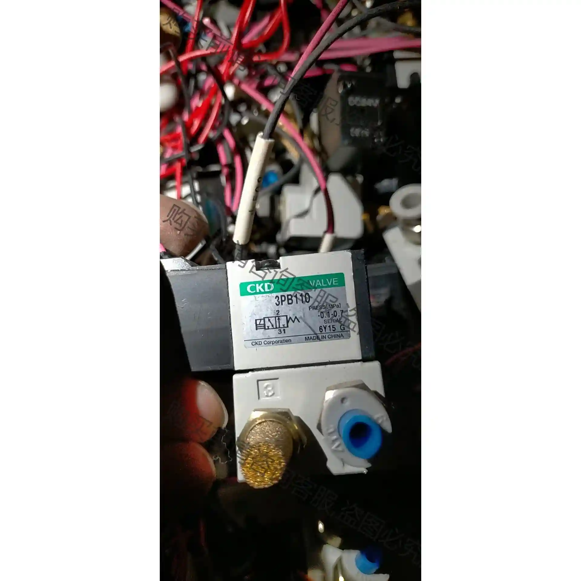 CKD电子阀3PB110，24Ⅴ，线长15cm，成色充新，全 先议价 包上机