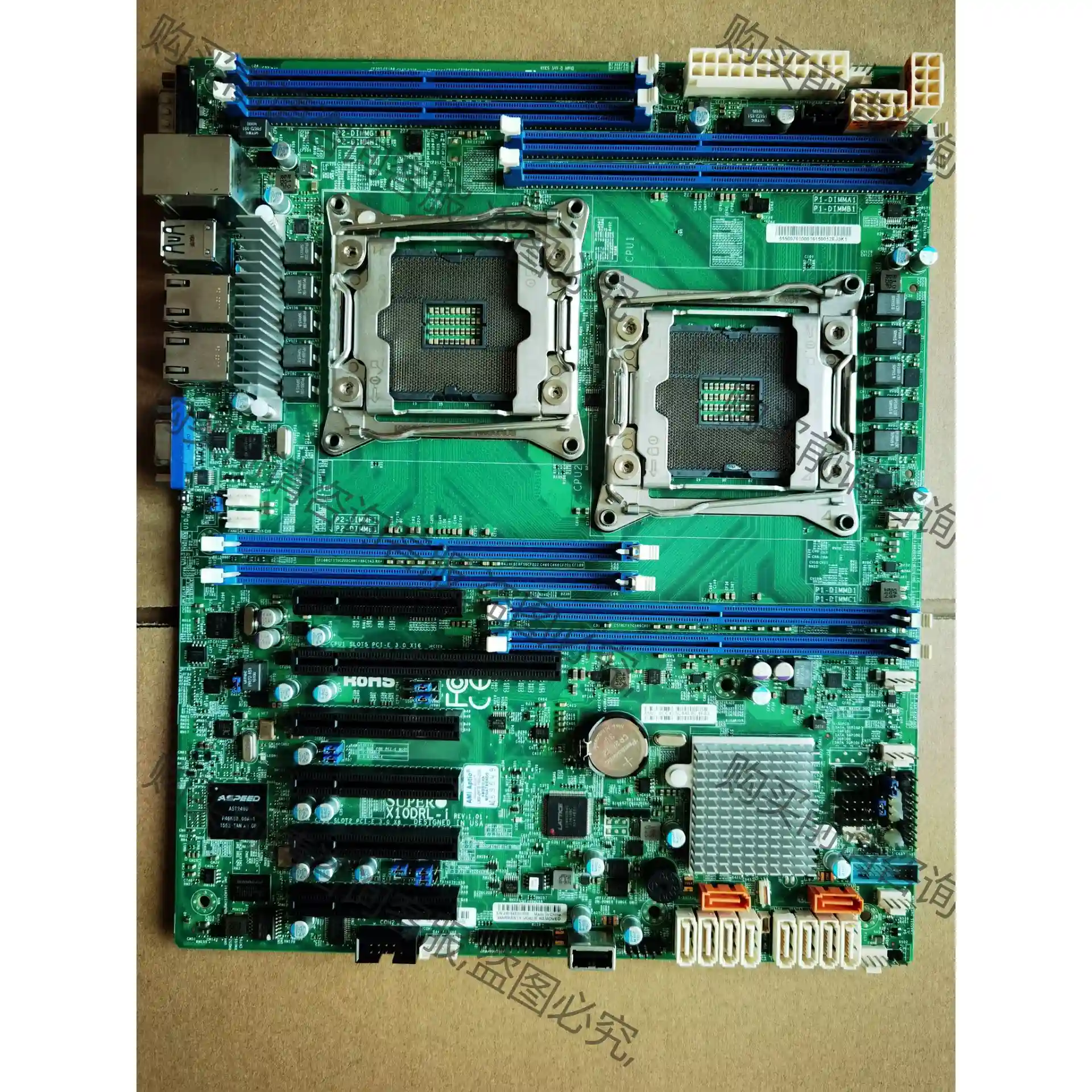 超微X10DAL-i双路服务器主板 x99双路主板 c61 先议价 包上机好用