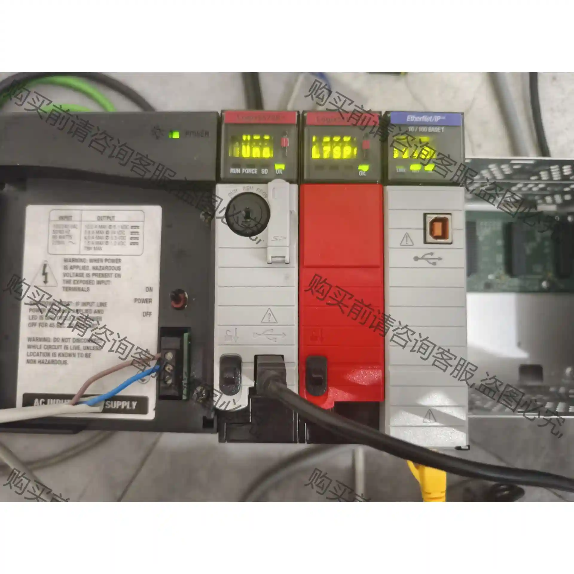 罗克韦er伺服测试平台，AB plc，1756 L72的cpu 先议价 包上机好