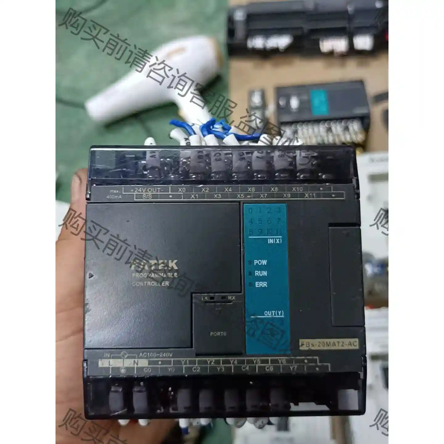 永宏PLC FBs-20MAT2-AC 拆机，成色如图 先议价 包上机好用