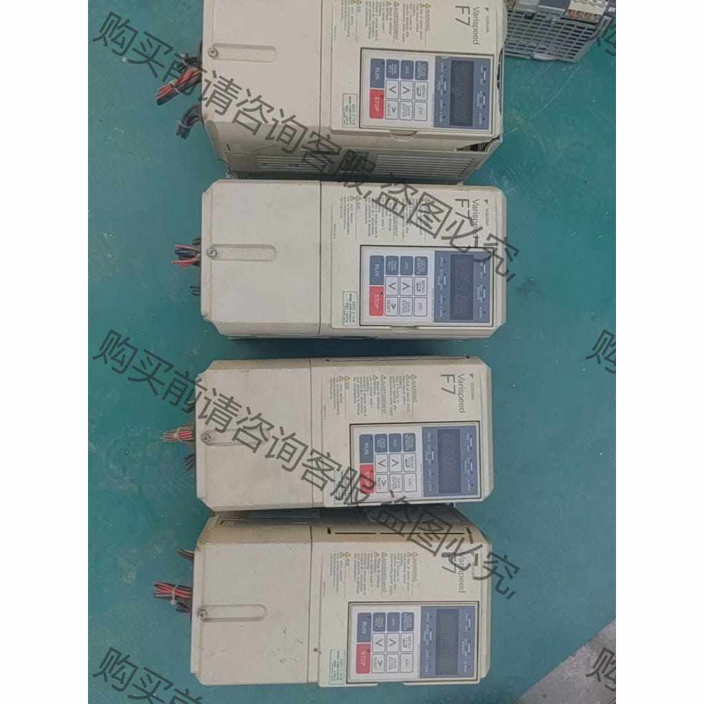 功能正常议价 安川变频器CIMR-F7B43P7/2台 CIMR-F7B4
