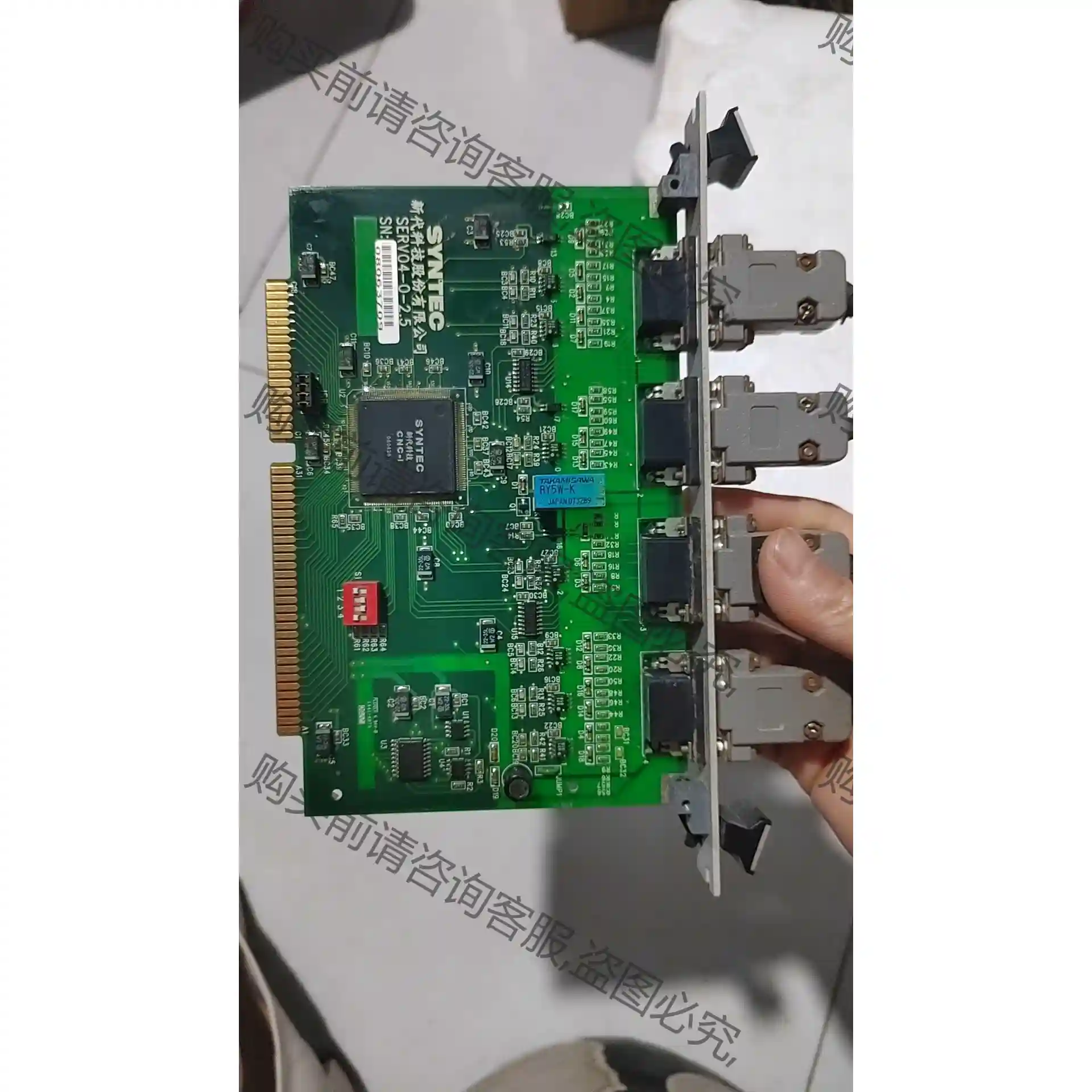 SYNTEC 新代轴卡控制IO卡。SERV04-0-2.5实 先议价 包上机好用