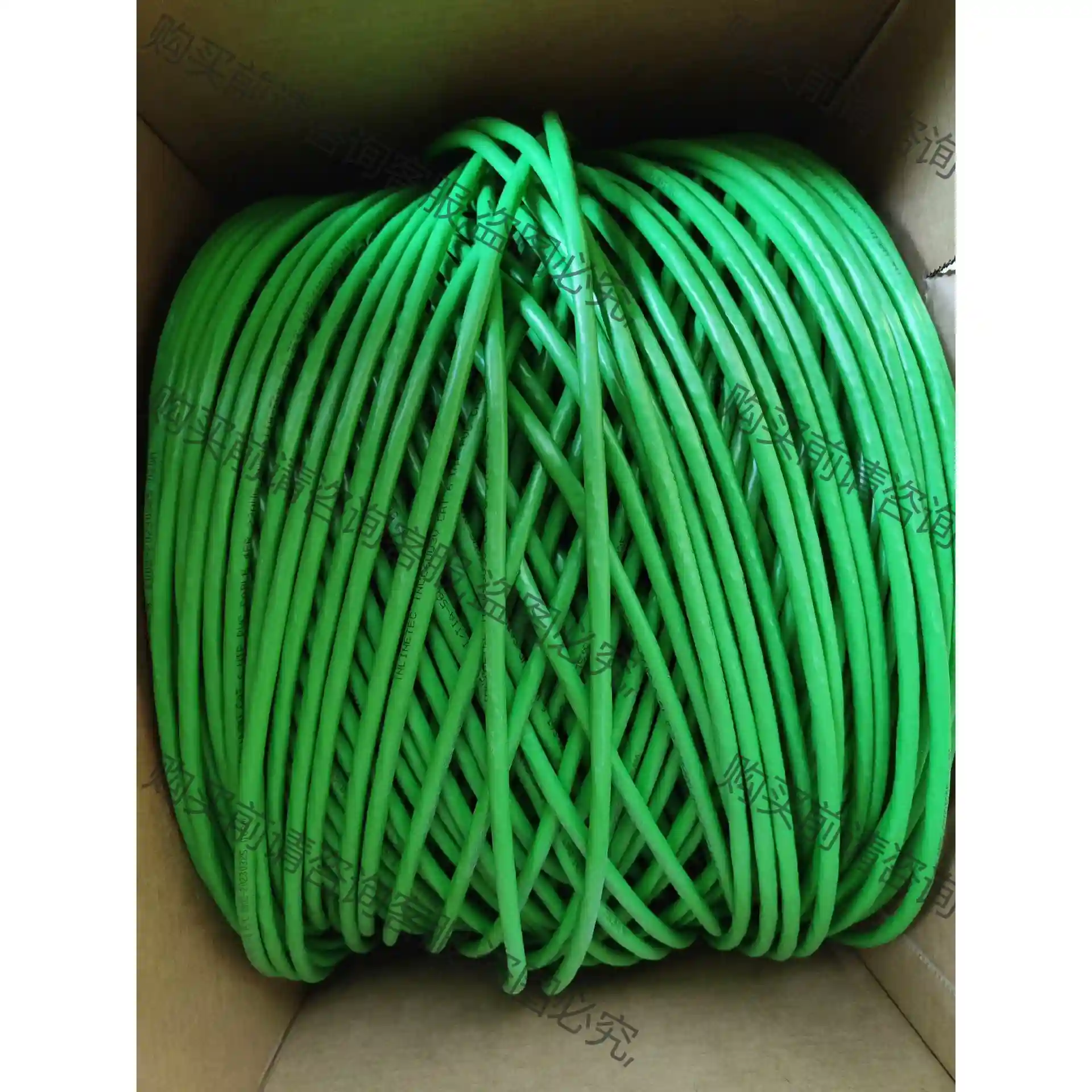六类非屏蔽四对双绞线,23awg,绿色,pvc,305米,2 先议价 包上