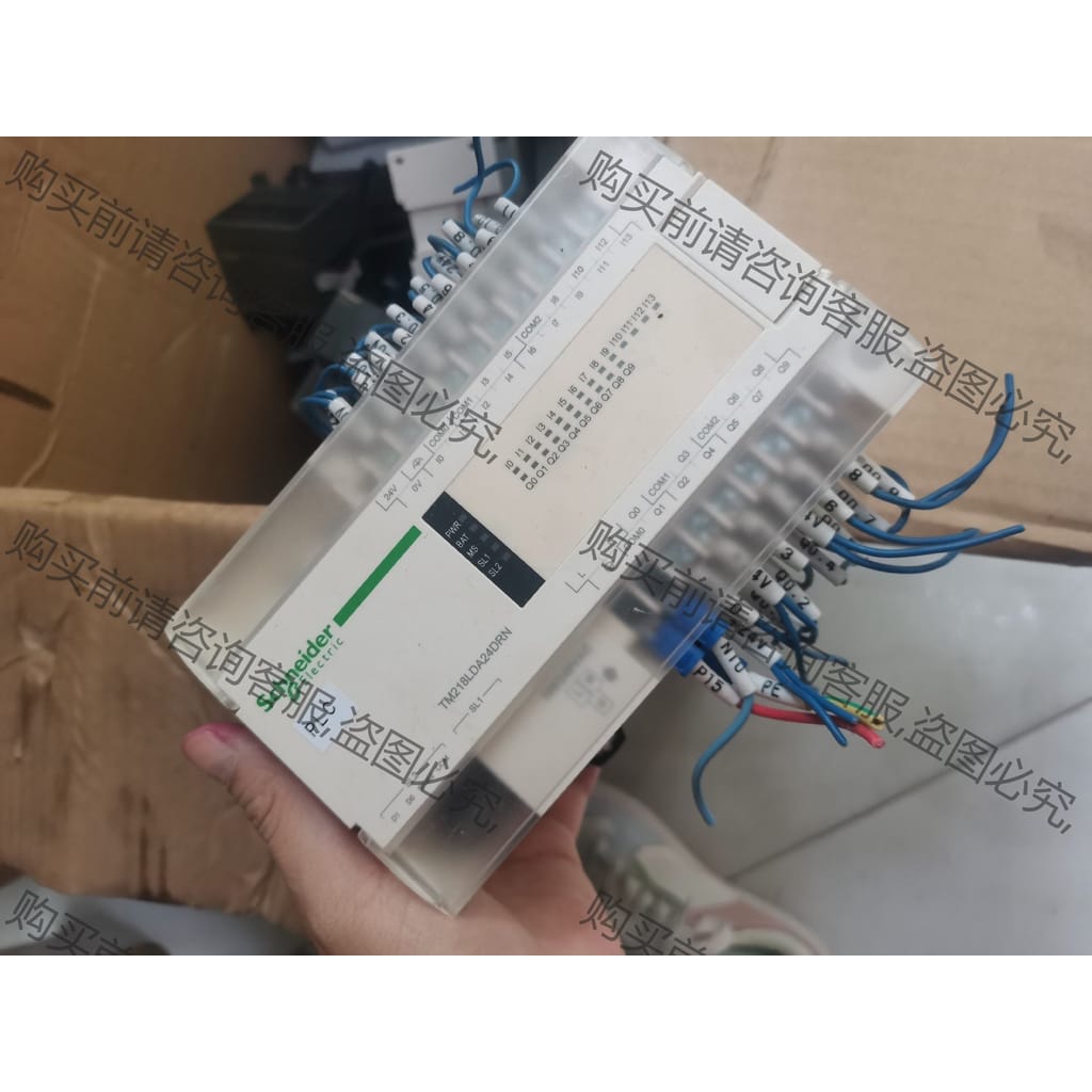 功能正常议价 施耐deplc，主机tm218lda24drn，二手拆机，能通