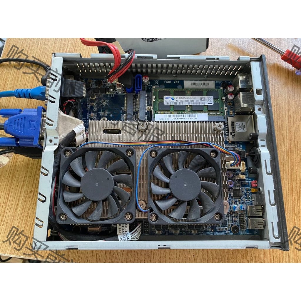 功能正常议价 出个浩鑫Ds81迷你工控主机cpu：i3-4130内存4g，