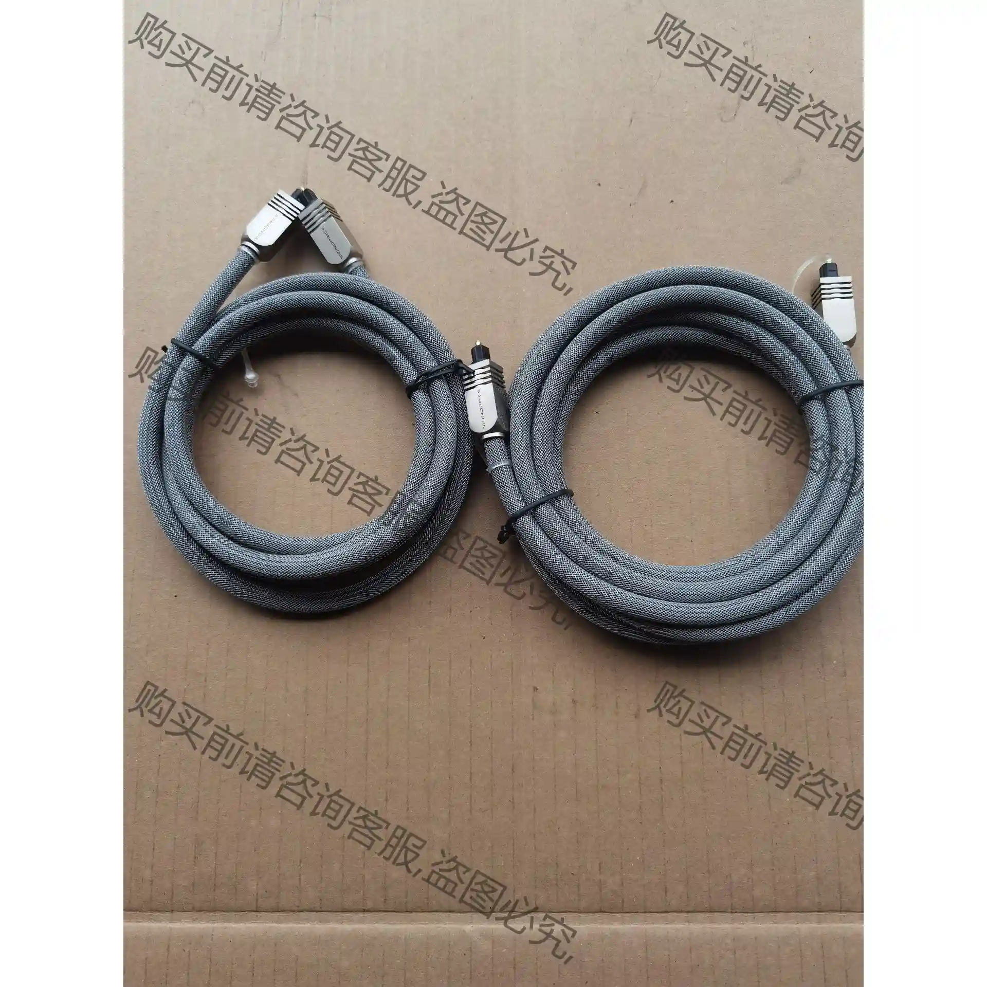 美国monoprice 光纤线，线长有1.8米，有3.5米的 先议价 包上机好