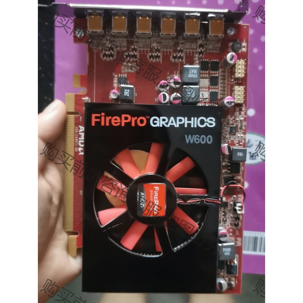 功能正常议价 原装AMD FirePro W600大屏多屏融合拼接图形专业