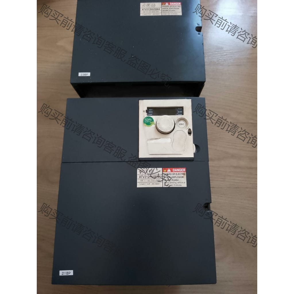 功能正常议价 施耐de变频器ATV312HU55N4 实物拍摄两台，功率5