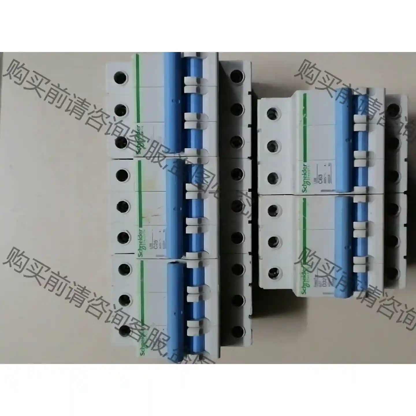施耐de LS8系列3p空开，一共5个，二手拆机，非功能性问题 先议价