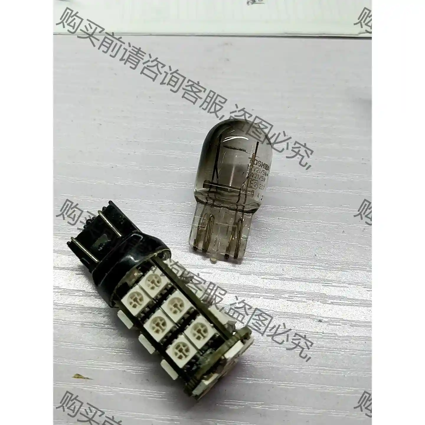 t20双丝w21w/5w led刹车灯高亮红光示宽灯刹车灯一 先议价 包上机