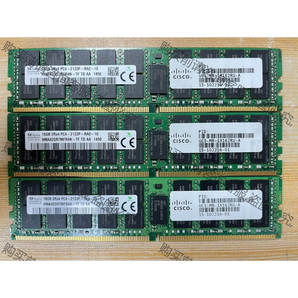 功能正常议价 现代 海力士 DDR4 16G 2133服务器内存条