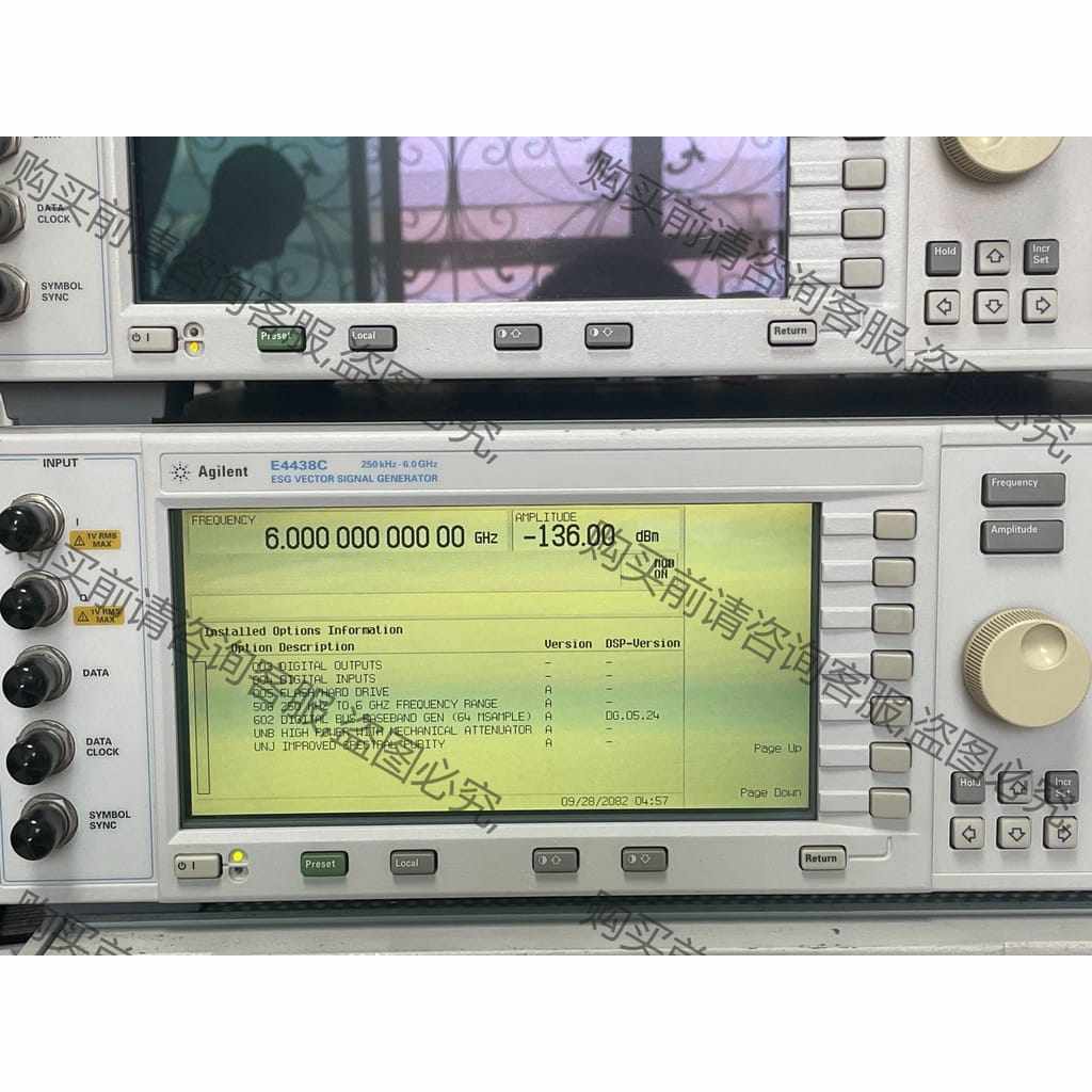 功能正常议价 安捷伦E4438C 506 602发生器