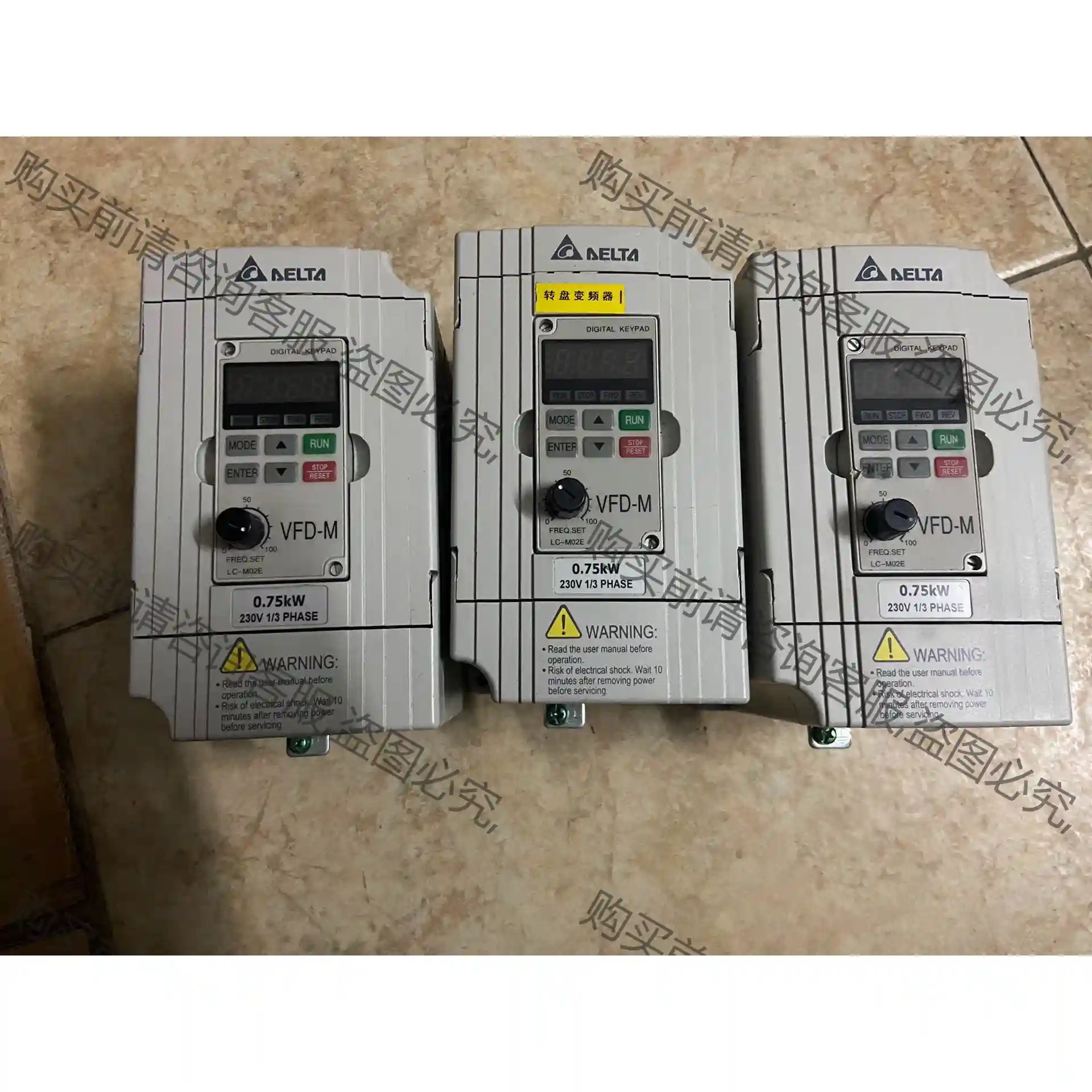 台达变频器vfd007m21a二手拆机成色如图功能正常1先议价包上