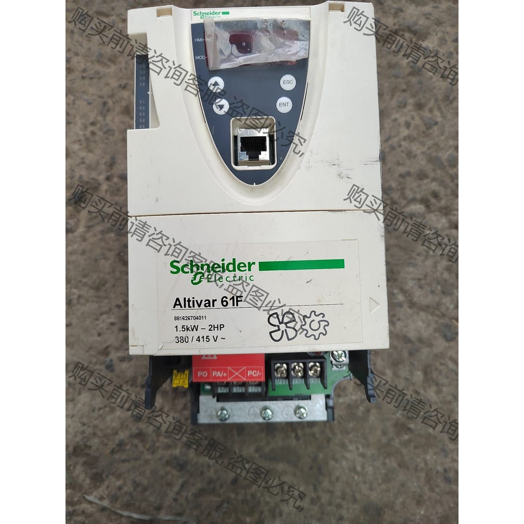 功能正常议价 施耐deATV61F系列ATV61FHU15N4Z变频器，1.