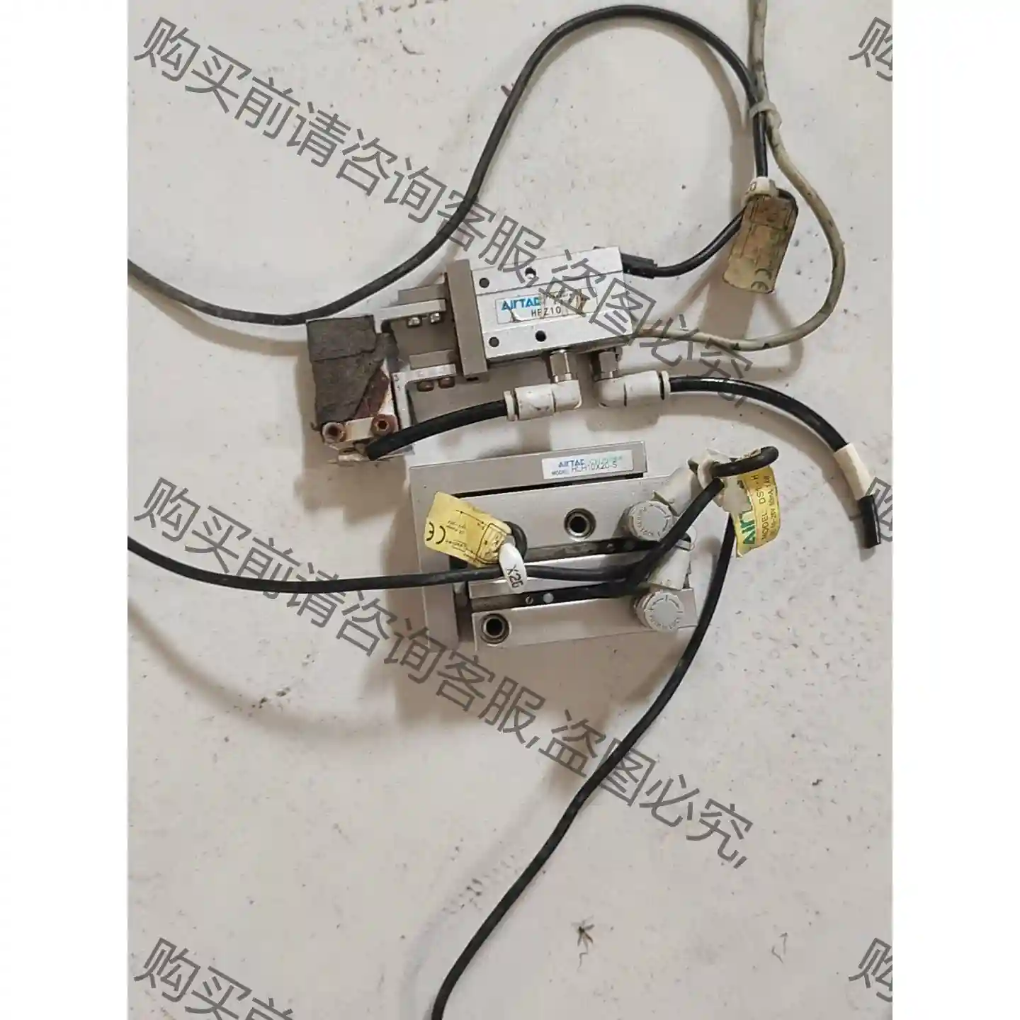 HLH10-20 / HFZ10日本原装亚德客侧滑手指气缸, 先议价 包上机好